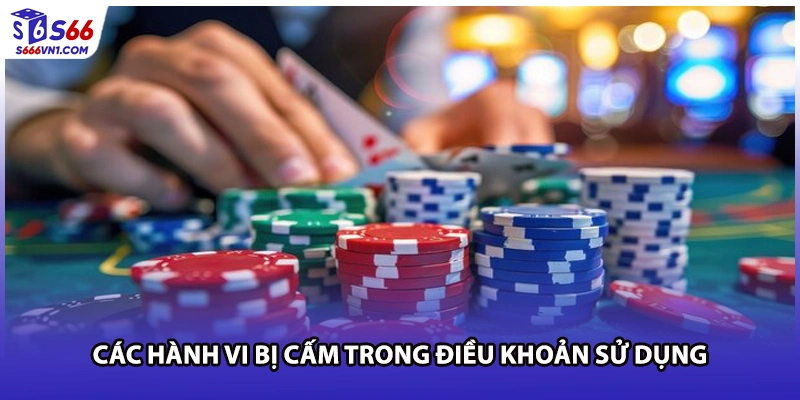  Các hành vi bị cấm trong điều khoản sử dụng